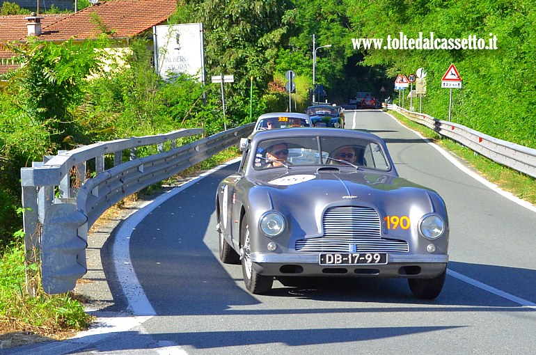 MILLE MIGLIA 2024 - Aston Martin DB 2 anno 1951 (Equipaggio: Andrea Marchiori e Christian Caye - Numero di gara: 190)