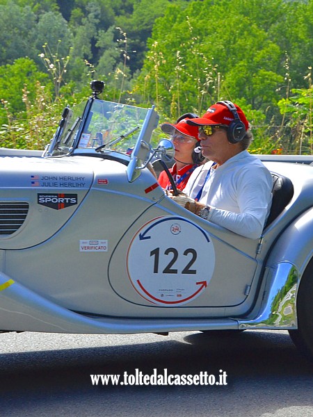 MILLE MIGLIA 2024 - BMW 328 anno 1939 (Equipaggio: John Herlihy e Julie Herlihy - Numero di gara: 122)