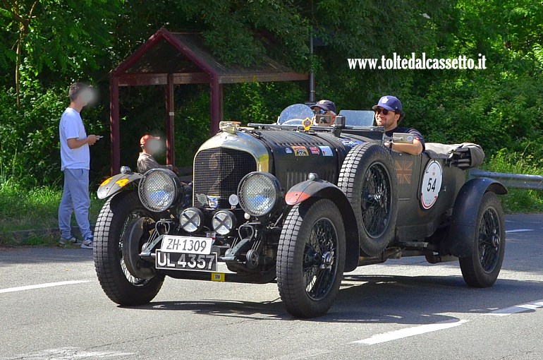 MILLE MIGLIA 2024 - Bentley 4,5 Litre anno 1929 (Equipaggio: Alexander Boller e Dino Boller - Numero di gara: 54)