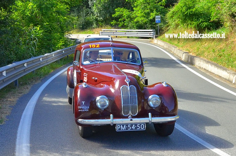 MILLE MIGLIA 2024 - Bristol 400 anno 1949 (Equipaggio: Leo Den Brok e Joris Den Brok - Numero di gara: 152)