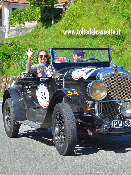 MILLE MIGLIA 2024 - Chrysler 72 anno 1928 (Equipaggio: Joe Robillard e Alzbetka Robillard - Numero di gara: 34)