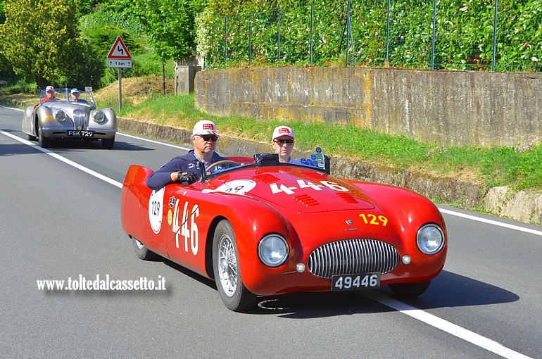 MILLE MIGLIA 2024 - Cisitalia 202 S MM Spider anno 1947 (Equipaggio: Mark Niederkorn e Frank Becker - Numero di gara: 129)