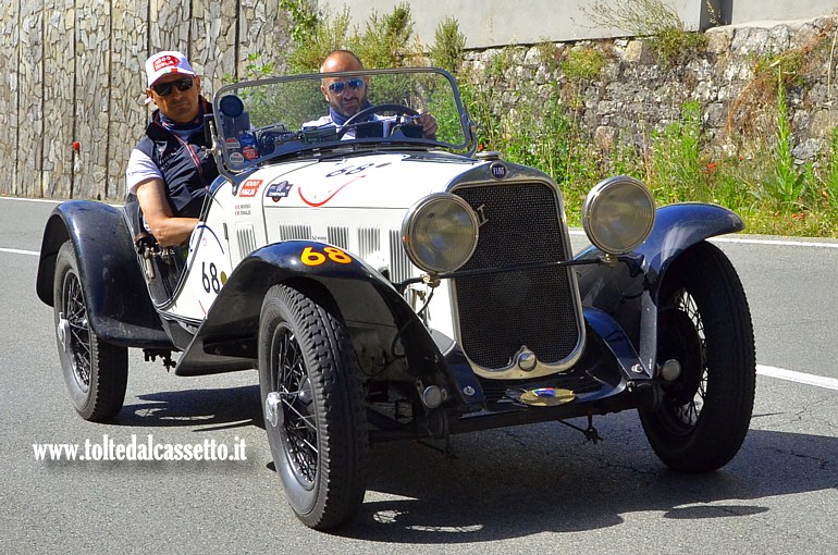 MILLE MIGLIA 2024 - Fiat 514 MM anno 1931 (Equipaggio: Stefano Morbio e Pasqualino Rinaldi - Numero di gara: 68)