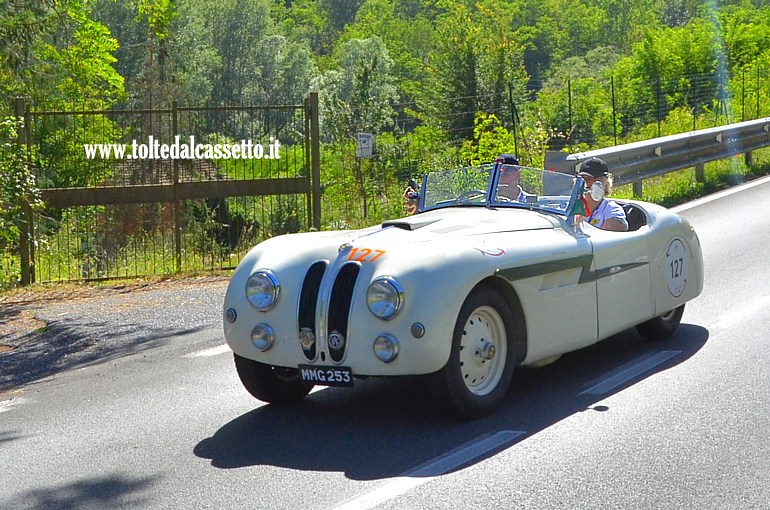 MILLE MIGLIA 2024 - Frazer Nash BMW Speciale 328 anno 1939 (Equipaggio: Renee Van Haren e Bastian Hagenbeek - Numero di gara: 127)