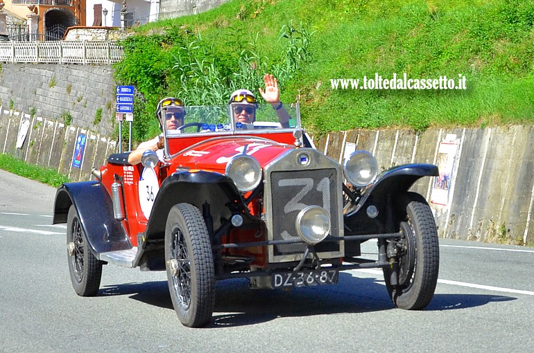 MILLE MIGLIA 2024 - Lancia Lambda Tipo 223 Corto Spider anno 1928 (Equipaggio: Wouter Lammerse e Emiel Putman - Numero di gara: 36)