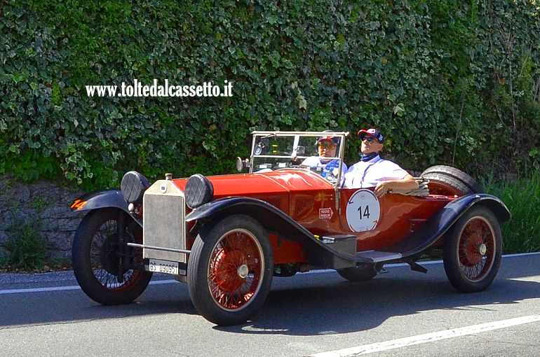 MILLE MIGLIA 2024 - Lancia Lambda V Serie Casaro anno 1925 (Equipaggio: Ezio Sala e Pietro Bonomi - Numero di gara: 14)