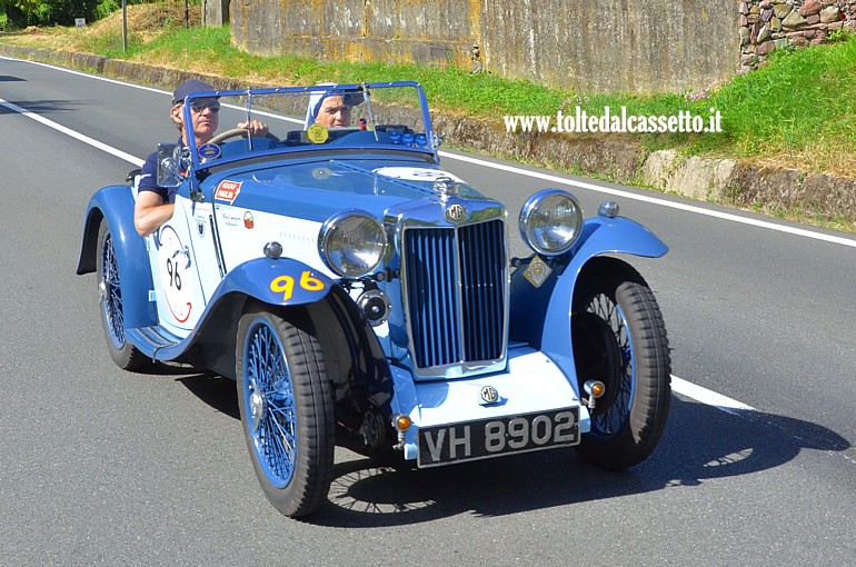 MILLE MIGLIA 2024 - MG PB anno 1935 (Equipaggio: Giovanni Pedrali e Simona Bonomelli - Numero di gara: 96)