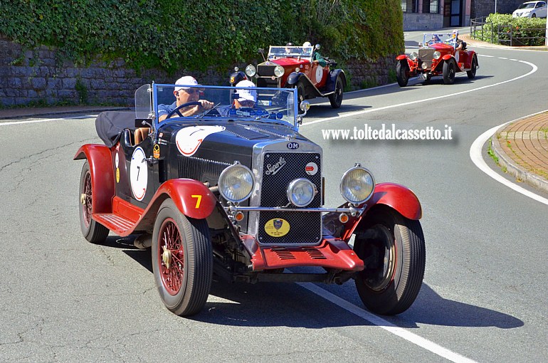 MILLE MIGLIA 2024 - OM 665 S MM Superba 2000 cm3 anno 1929 (Equipaggio: Lorenzo Turelli e Mario Turelli - Numero di gara: 7)