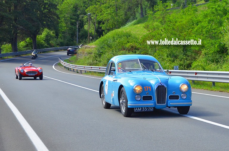 MILLE MIGLIA 2024 - Talbot-Lago T26 GS anno 1950 (Equipaggio: Erik Van Dijk e Daniel Henri Majoor - Numero di gara: 171)