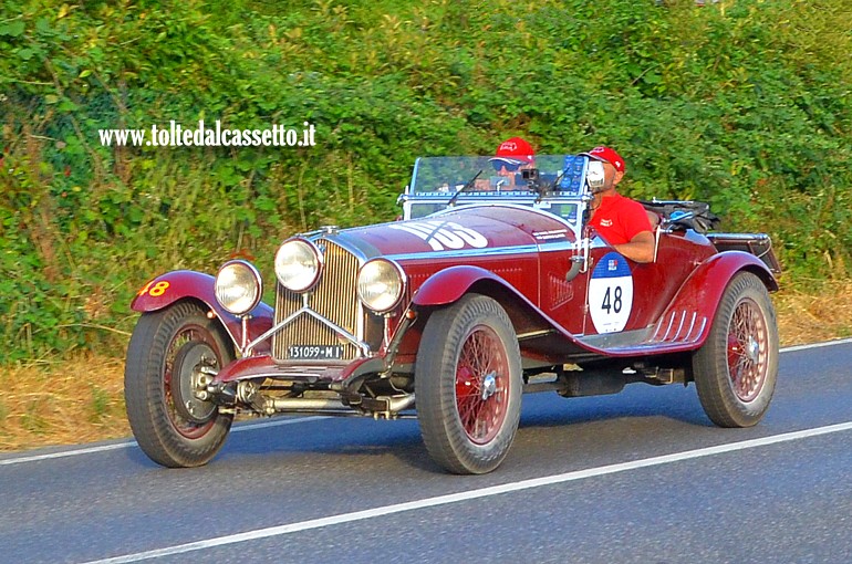 MILLE MIGLIA 2025 - Alfa Romeo 6C 1500 Super Sport anno 1929 (Equipaggio: Daniel Andres Erejomovich e Gustavo Llanos - Numero di gara: 48)