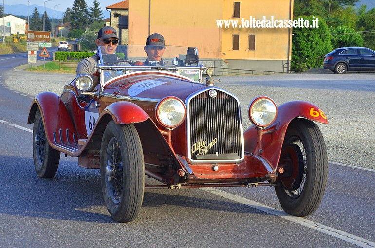 MILLE MIGLIA 2025 - Alfa Romeo 6C 1750 GS Spider Zagato anno 1931 (Equipaggio: Shawn Till e Ethan Till - Numero di gara: 68)
