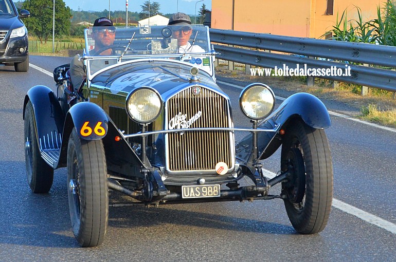 MILLE MIGLIA 2025 - Alfa Romeo 6C 1750 GS Spider Zagato anno 1931 (Equipaggio: Juan Tonconogy e Barbara Ruffini - Numero di gara: 66)