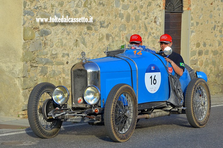 MILLE MIGLIA 2025 - Amilcar Cgss Siluro Corsa anno 1926 (Equipaggio: Marco Gatta e Leandro Mazzoccato - Numero di gara: 16)