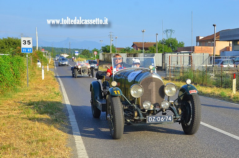 MILLE MIGLIA 2025 - Bentley 3 Litre anno 1923 (Equipaggio: Mark Hulsbergen e Pieter Winter - Numero di gara: 11)
