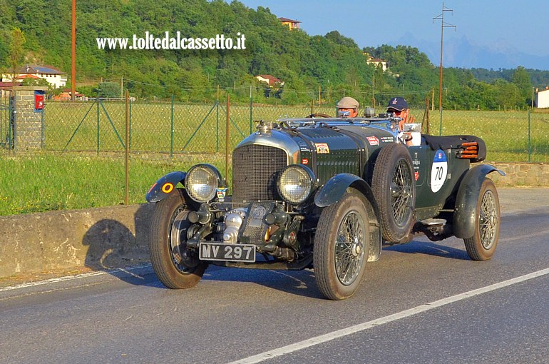 MILLE MIGLIA 2025 - Bentley 4.5 Litre SC anno 1931 (Equipaggio: Wim Pater e Bert Meijer - Numero di gara: 70)