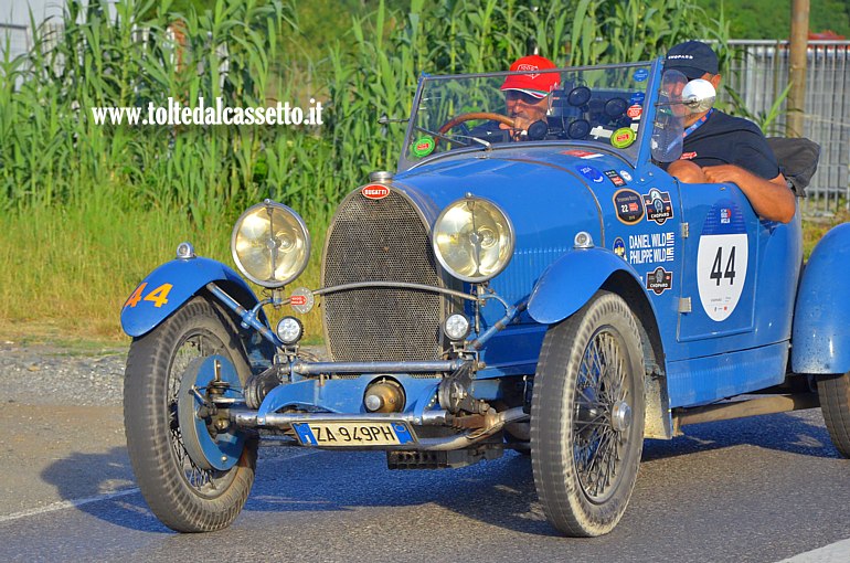 MILLE MIGLIA 2025 - Bugatti T 40 anno 1929 (Equipaggio: Daniel Wild e Philippe Augusto Wild - Numero di gara: 44)