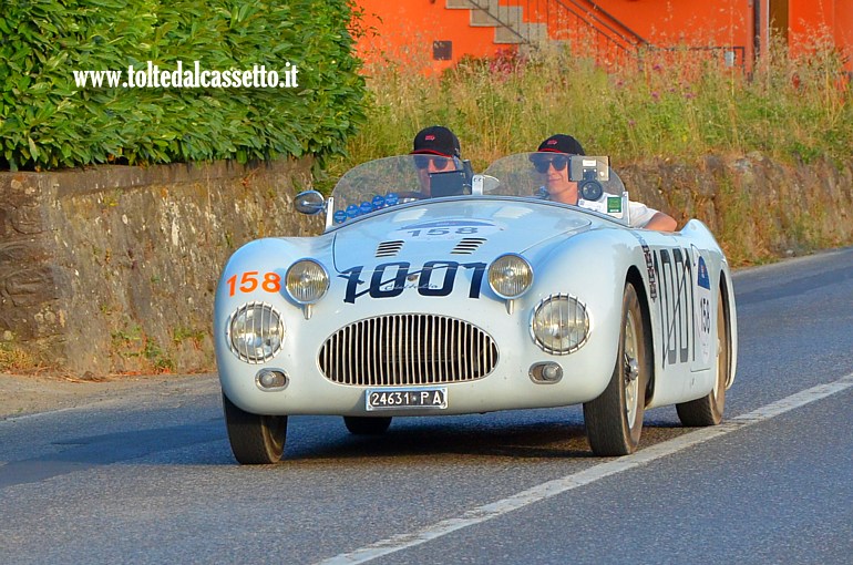 MILLE MIGLIA 2025 - Cisitalia 202 S MM Spider anno 1947 (Equipaggio: Silvia Marini e Irene Dei Tos - Numero di gara: 158)