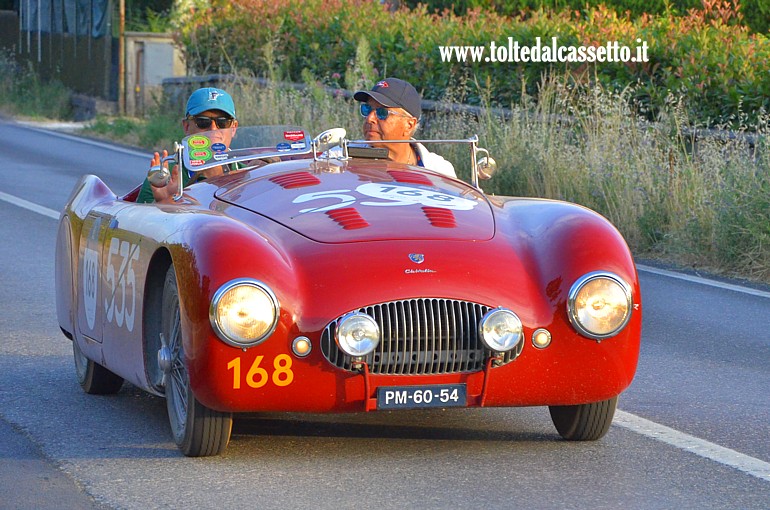 MILLE MIGLIA 2025 - Cisitalia 202 S MM Spider anno 1948 (Equipaggio: Jan Dobber e Bart Schlatmann - Numero di gara: 168)