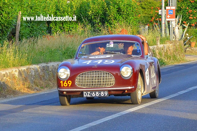MILLE MIGLIA 2025 - Cisitalia 202 SC Berlinetta Pinin Farina anno 1948 (Equipaggio: Volkert Doeksen e Floris Doeksen - Numero di gara: 169)