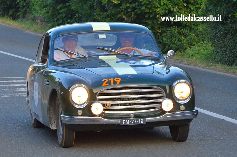 MILLE MIGLIA 2025 - Cisitalia 303 DF anno 1951 (Equipaggio: Jan Are De Vos Van Steenwijk e Tom Voskes - Numero di gara: 219)