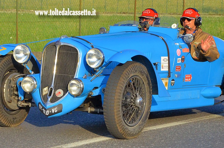 MILLE MIGLIA 2025 - Delahaye 135 MS anno 1937 (Equipaggio: Vincent Tourneur e Laure Fiat - Numero di gara: 117)