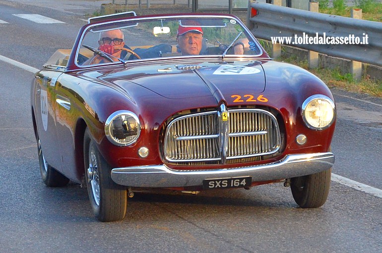 MILLE MIGLIA 2025 - Ferrari 212 Inter Berlinetta Vignale anno 1951 (Equipaggio: Tim Weller e Phil Wagstaff - Numero di gara: 226)