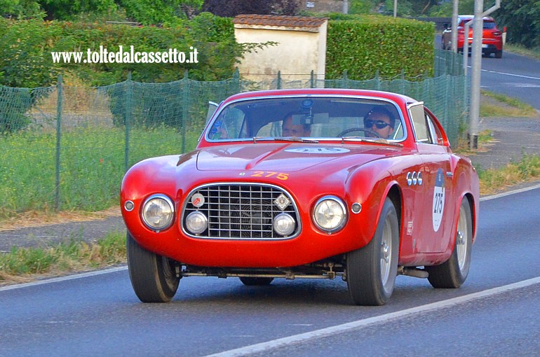MILLE MIGLIA 2025 - Ferrari 212 Inter Coup� Vignale anno 1953 (Equipaggio: Donald Behrens e Maximilian Behrens - Numero di gara: 275)