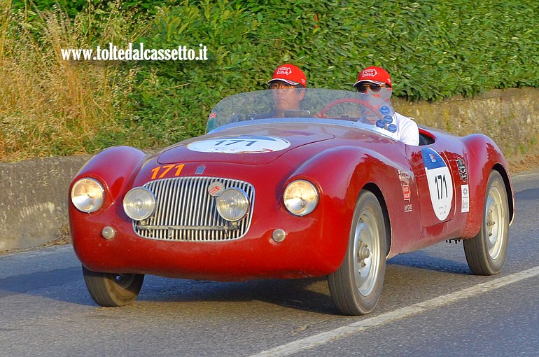 MILLE MIGLIA 2025 - Fiat 1100 508 C Barchetta anno 1948 (Equipaggio: Yutaka Yamagishi e Masamitsu Kitagishi - Numero di gara: 171)