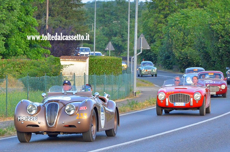 MILLE MIGLIA 2025 - Jaguar XK 120 OTS Competition anno 1950 (Equipaggio: Paul Haggar e Susan Haggar - Numero di gara: 233)