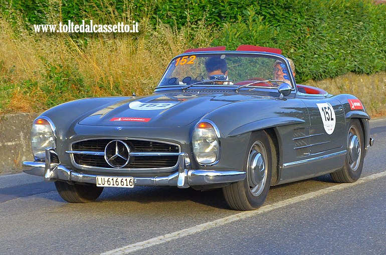 MILLE MIGLIA 2025 - Mercedes Benz 300 SI Roadster anno 1957 (Equipaggio: Juan Carlo Torres Carretero e David Posnick - Numero di gara: 152 - Team: Autogrill)