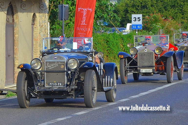 MILLE MIGLIA 2025 - OM 665 S MM Superba 2000 cc anno 1930 (Equipaggio: Alessandro Gamberini e Guido Ceccardi - Numero di gara: 6)
