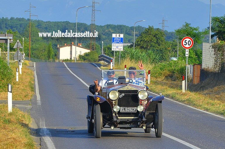 MILLE MIGLIA 2025 - OM 665 S Superba 2000 anno 1926 (Equipaggio: Andrea Malucelli e Davide Maggi  - Numero di gara: 2)