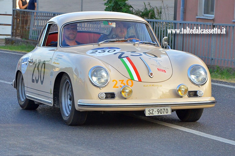MILLE MIGLIA 2025 - Porsche 356 A 1500 GS Carrera anno 1956 (Equipaggio: Hans Hulsbergen e Nick Hulsbergen - Numero di gara: 230)