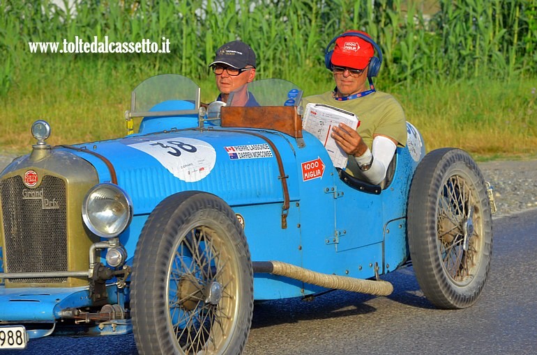 MILLE MIGLIA 2025 - Rally ABC 1100 anno 1928 (Equipaggio: Darren Morcombe e Pierre Lassonde - Numero di gara: 38)