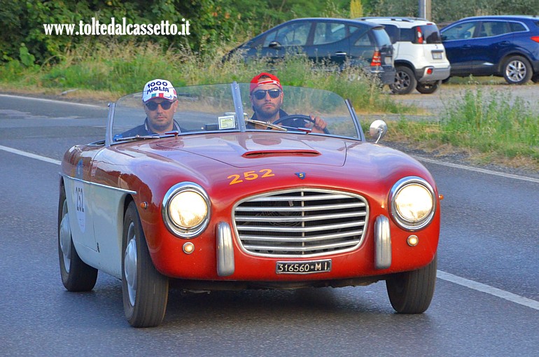 MILLE MIGLIA 2025 - SIATA Daina Gran Sport Stabilimenti Farina anno 1952 (Equipaggio: Vladimir Babiy e Parker James MC Nulty - Numero di gara: 252)