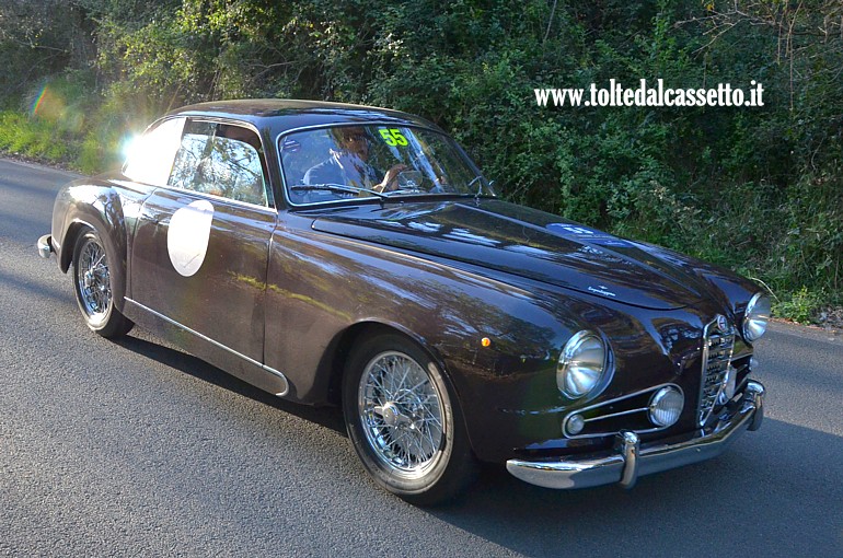 GRAN PREMIO TERRE DI CANOSSA 2016 - Alfa Romeo 1900 CSS del 1955 (Equipaggio: Kappeler P. e Sutter B. - Numero di gara: 55)