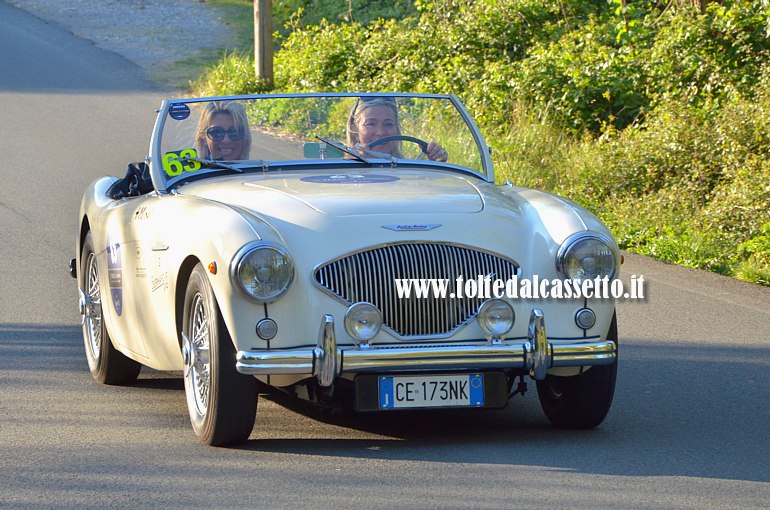 GRAN PREMIO TERRE DI CANOSSA 2016 - La Austin Healey 100/4 BN1 di Confaloni e Zanardi (numero di gara 63)