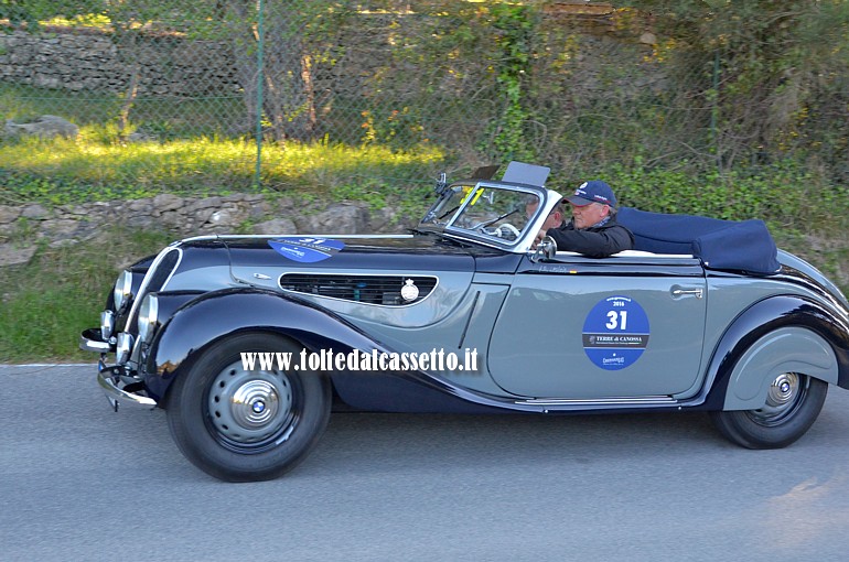 GRAN PREMIO TERRE DI CANOSSA 2016 - BMW 327/28 Sport Cabriolet di Lslein e Botterweck (numero di gara 31)