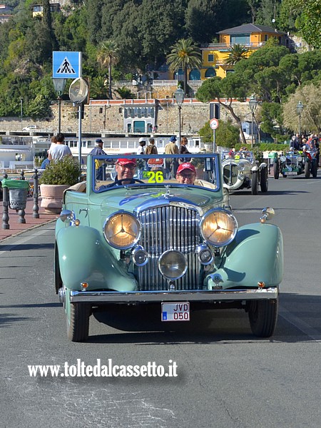 GRAN PREMIO TERRE DI CANOSSA 2016 - Bentley 3.5 Litre Park Ward DHC del 1936 (Equipaggio: Van Deursen J. e Cleemput H. - Numero di gara: 26)