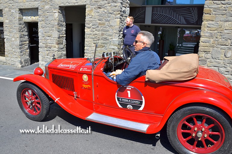 GRAN PREMIO TERRE DI CANOSSA 2018 (Portovenere) - Fiat 509 S anno 1926 degli italiani Battagliola e Branca (numero di gara 1)