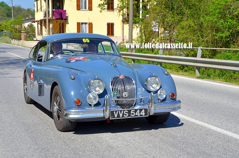 GRAN PREMIO TERRE DI CANOSSA 2018 (Aulla) - Jaguar XK 150 S anno 1960 dei britannici Tyzack e Flood (numero di gara 65 - Scuderia Amoc)