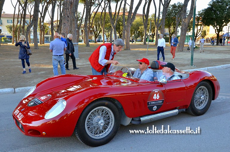 GRAN PREMIO TERRE DI CANOSSA 2018 (Forte dei Marmi) - Maserati 200 Si anno 1956 dei britannici Regis e Martin (numero di gara 46 - Scuderia Team Grancevola)