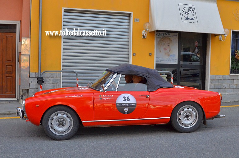 GRAN PREMIO TERRE DI CANOSSA 2019 (Val di Vara) - Alfa Romeo Giulia Spider del 1962 (Equipaggio: Regis P. e Martin A. (UK) - Numero di gara: 36 - Scuderia: Team Grancevola