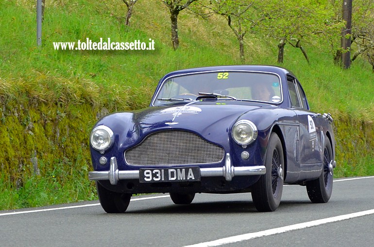 GRAN PREMIO TERRE DI CANOSSA 2019 (Fivizzano) - Aston Martin DB2 MK III del 1958 (Equipaggio: Frankel R. e Brooks Ward C. (UK) - Numero di gara: 52)