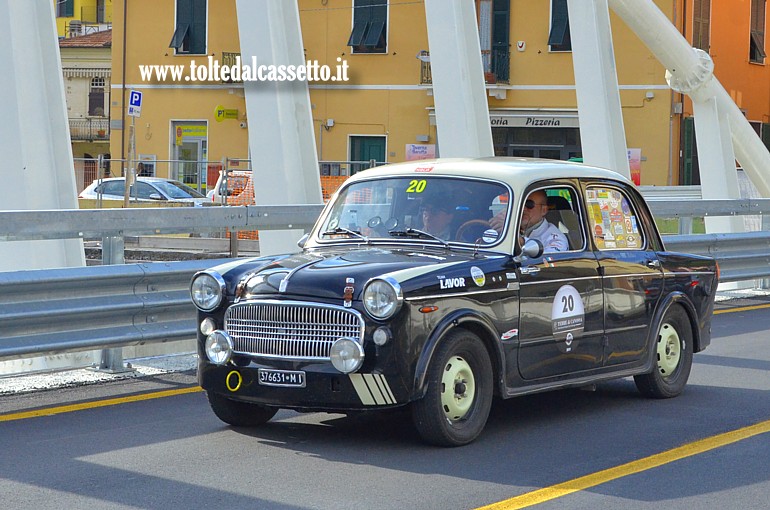 GRAN PREMIO TERRE DI CANOSSA 2019 (Val di Vara) - Fiat 1100 anno 1957 (Equipaggio: De Angelis E. e Del Gaudio A. - Numero di gara: 20 - Team: Brescia Corse)