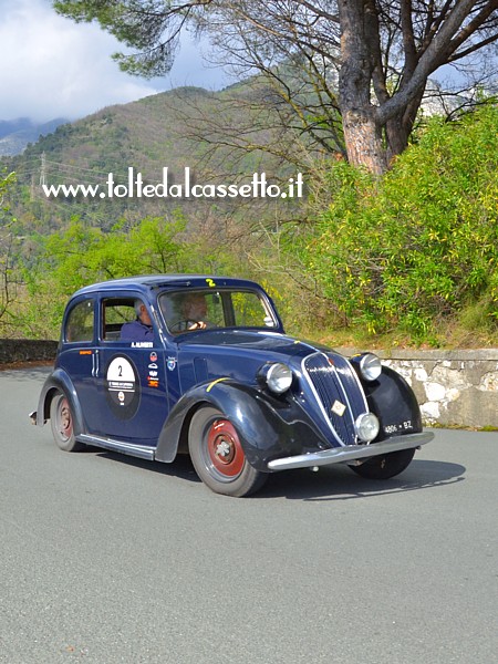 GRAN PREMIO TERRE DI CANOSSA 2019 (Alpi Apuane) - Fiat 508 C anno 1937 condotta dagli italiani Aliverti A. e Maffi A. (numero di gara 2)