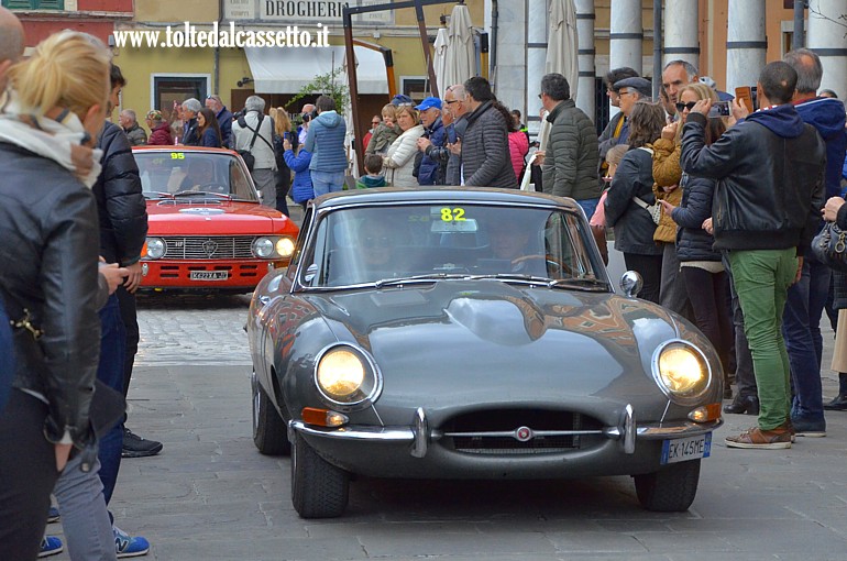 GRAN PREMIO TERRE DI CANOSSA 2019 (Carrara) - Jaguar E-Type 4.2 FHC del 1967 (Equipaggio: Bedeschi P. e Gori M. (IT) - Numero di gara: 82 - Team: Jaguar Storiche)