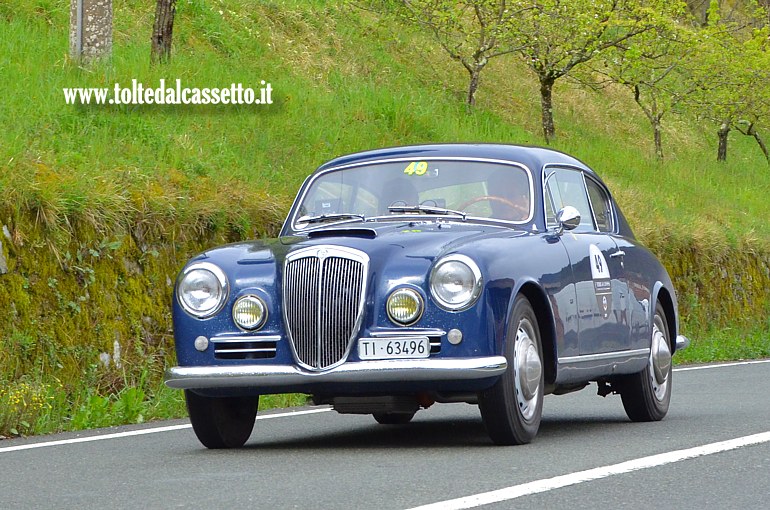 GRAN PREMIO TERRE DI CANOSSA 2019 (Fivizzano) - Lancia Aurelia B20 GT del 1957 (Equipaggio: Valente S. e Carutti E. (IT) - Numero di gara: 49 - Team: CMAE Squadra Corse)