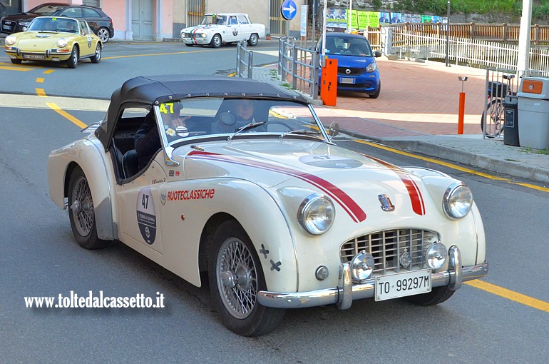 GRAN PREMIO TERRE DI CANOSSA 2019 (Val di Vara) - Triumph TR3 del 1956 (Equipaggio: Bottini H. e Toia C. (IT) - Numero di gara: 47 - Team: Ruoteclassiche