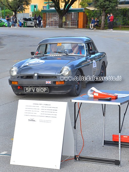 GRAN PREMIO TERRE DI CANOSSA 2020 - La MG B dei britannici Walters e Hirsh (Team: TR Car Club - Numero di gara: 35)